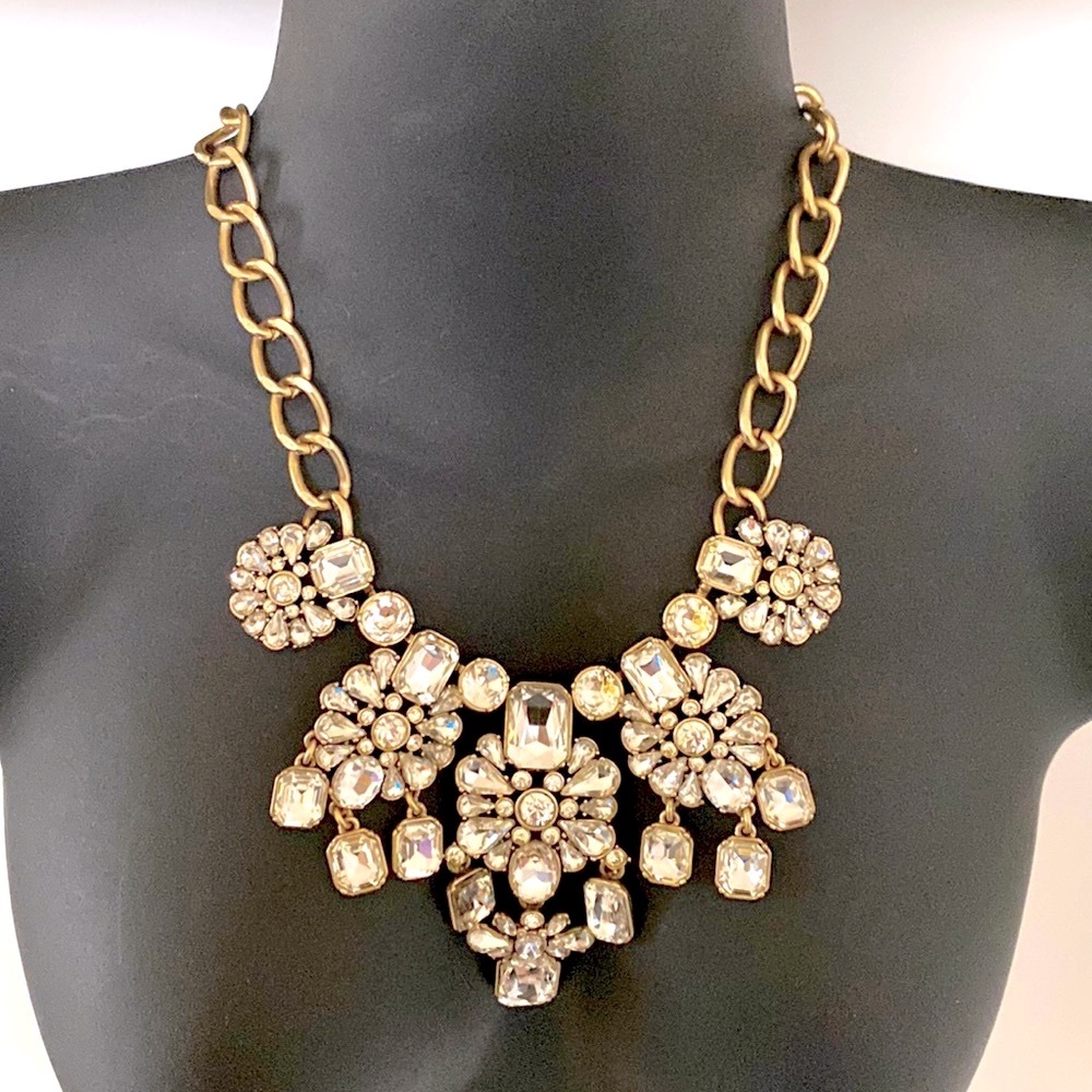 Banana Republic Gemstone Statement Necklace